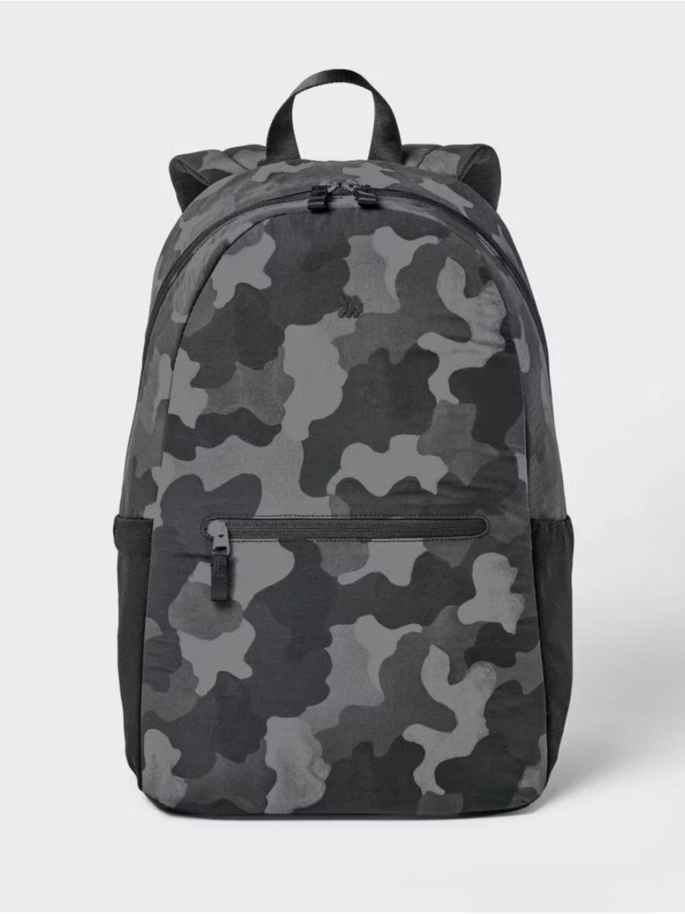 Backpack Crinkle Grey Camouflage NWT